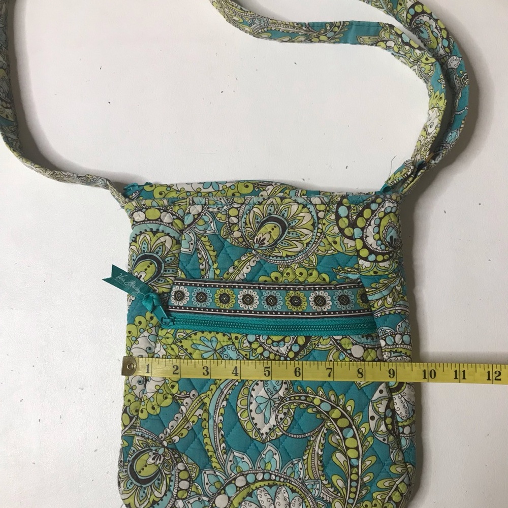 Vera Bradley Quilted Adjustable Crossbody Bag Purse - Picture 10 of 11